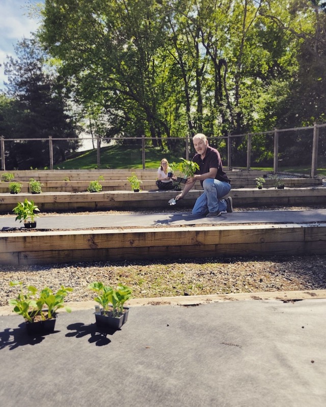 Eating garden to table at Tamarisk Senior Living is easy with our own vegetable garden