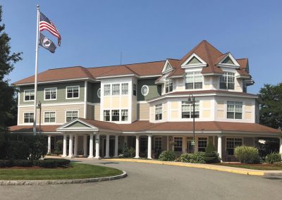 The outside of the Tamarisk building